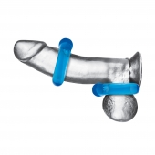 Комплект из двух колец для пениса 2-Pack Ultra-Stretch Stamina Endurance Ring - BlueLine - в Жуковском купить с доставкой