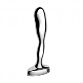 Стальной стимулятор простаты Stainless Steel Prostate Plug - 11,5 см. - b-Vibe - в Жуковском купить с доставкой