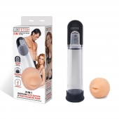 Автоматическая вакуумная помпа-мастурбатор Blowjob Auto Sucker Penis Enlarger Pump - Lux Fetish - в Жуковском купить с доставкой