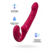 Малиновый безремневой страпон Lapis - 23 см. - Lovense - купить с доставкой в Жуковском