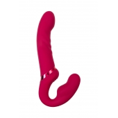 Малиновый безремневой страпон Lapis - 23 см. - Lovense - купить с доставкой в Жуковском