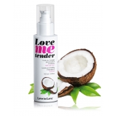 Съедобное согревающее массажное масло Love Me Tender Cocos с ароматом кокоса - 100 мл. - Love to Love - купить с доставкой в Жуковском