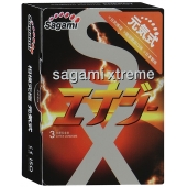 Презервативы Sagami Xtreme ENERGY с ароматом энергетика - 3 шт. - Sagami - купить с доставкой в Жуковском