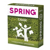 Классические презервативы SPRING CLASSIC - 3 шт. - SPRING - купить с доставкой в Жуковском