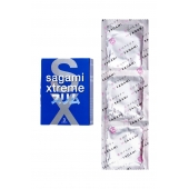 Розовые презервативы Sagami Xtreme FEEL FIT 3D - 3 шт. - Sagami - купить с доставкой в Жуковском