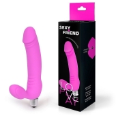 Розовый безремневой страпон Sexy Friend - 1137 - купить с доставкой в Жуковском