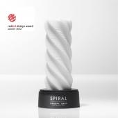 Белый 3D мастурбатор SPIRAL - Tenga - в Жуковском купить с доставкой