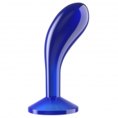 Синяя анальная втулка Flawless Clear Prostate Plug 6.0 - 15 см. - Lovetoy - в Жуковском купить с доставкой