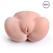 Реалистичный мастурбатор с двумя функциональными отверстиями - Erowoman-Eroman - в Жуковском купить с доставкой