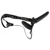 Женский страпон с вагинальной пробкой - 15 см. - Orion - купить с доставкой в Жуковском