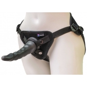 Комплект из трусиков Harness и двух насадок - 20,5 и 18 см. - LOVETOY (А-Полимер) - купить с доставкой в Жуковском
