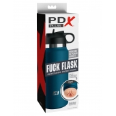 Мастурбатор-вагина в синей колбе F*ck Flask - Pipedream - в Жуковском купить с доставкой