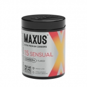 Анатомические презервативы MAXUS Sensual - 15 шт. - Maxus - купить с доставкой в Жуковском