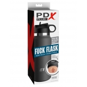 Серый мастурбатор в виде бутылки F*ck Flask - Pipedream - в Жуковском купить с доставкой