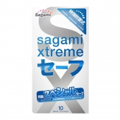 Презервативы Sagami Xtreme Ultrasafe с двойным количеством смазки - 10 шт. - Sagami - купить с доставкой в Жуковском