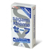 Презервативы Sagami Xtreme Ultrasafe с двойным количеством смазки - 10 шт. - Sagami - купить с доставкой в Жуковском