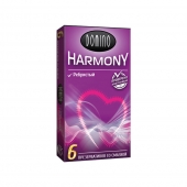 Презервативы с рёбрышками Domino Harmony - 6 шт. - Domino - купить с доставкой в Жуковском