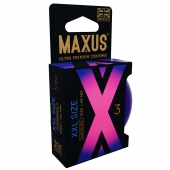 Презервативы Maxus XXL увеличенного размера - 3 шт. - Maxus - купить с доставкой в Жуковском