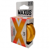 Презервативы анатомической формы Maxus Sensual - 3 шт. - Maxus - купить с доставкой в Жуковском