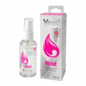Возбуждающая силиконовая вагинальная смазка Yes Heat - 50 мл. - Sitabella - купить с доставкой в Жуковском