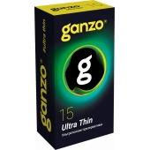 Прозрачные ультратонкие презервативы Ganzo Ultra thin - 15 шт. - Ganzo - купить с доставкой в Жуковском