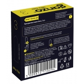 Ультратонкие презервативы Ganzo Ultra thin - 3 шт. - Ganzo - купить с доставкой в Жуковском