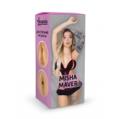 Двусторонний мастурбатор Misha Maver - 22 см. - ФлешНаш - в Жуковском купить с доставкой