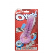 Фиолетовое эрекционное кольцо с вибрацией и пальчиком OYEAH PURPLE - Screaming O - в Жуковском купить с доставкой