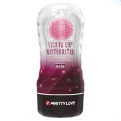 Прозрачный текстурированный мастурбатор Vacuum Cup Masturbator Black Hole - Baile - в Жуковском купить с доставкой