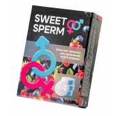 Шипучие таблетки для мужчин Sweet Sperm для изменения вкуса спермы (4 шт. по 0,5 гр.) - Капиталпродукт - купить с доставкой в Жуковском