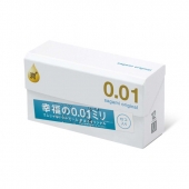 Увлажнённые презервативы Sagami Original 0.01 Extra Lub - 12 шт. - Sagami - купить с доставкой в Жуковском