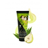 Массажный крем для тела с ароматом груши и зелёного чая Pear   Exotic Green Tea - 200 мл. - Shunga - купить с доставкой в Жуковском