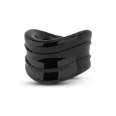 Черное эрекционное кольцо на мошонку Beef Ball Stretcher Snug - Blush Novelties - в Жуковском купить с доставкой