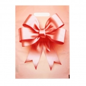 Пакет с принтом в виде банта с вырубной ручкой (30х40 см) - Сима-Ленд - купить с доставкой в Жуковском