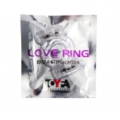 Прозрачное виброкольцо с двумя вибропульками - Toyfa Basic - в Жуковском купить с доставкой