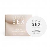 Массажная свеча для всего тела Slow Sex - 50 гр. - Bijoux Indiscrets - купить с доставкой в Жуковском