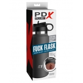 Смуглый мастурбатор-вагина в корпусе-бутылке F*ck Flask - Pipedream - в Жуковском купить с доставкой