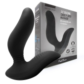 Черный вибромассажер простаты 3,5’’ Curve P-spot Massager - 12 см. - Erokay - в Жуковском купить с доставкой