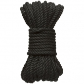Черная верёвка для связывания и фиксации Bind Tie - 9,14 м. - Doc Johnson - купить с доставкой в Жуковском