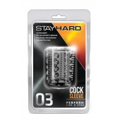 Прозрачная насадка с шипами и шишечками STAY HARD COCK SLEEVE 03 CLEAR - Blush Novelties - в Жуковском купить с доставкой