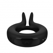 Черное эрекционное кольцо Marry Me Rechargeable Vibrating Cockring - Adrien Lastic - в Жуковском купить с доставкой