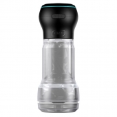 Набор PowerBlow   Feel Pocket Stroker Crystal: мастурбатор и интерактивная насадка - Kiiroo - в Жуковском купить с доставкой