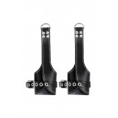 Черные подвесы с белой строчкой - Pecado - купить с доставкой в Жуковском