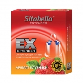 Стимулирующая насадка Sitabella Extender  Клубника - Sitabella - купить с доставкой в Жуковском