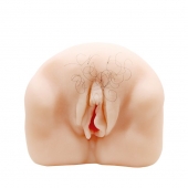 Телесный мастурбатор-вагина с оволосением и вибрацией - Baile - в Жуковском купить с доставкой