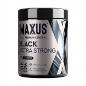 Черные утолщенные презервативы MAXUS Extra Strong с железным кейсом - 15 шт. - Maxus - купить с доставкой в Жуковском