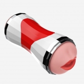 Двусторонний мастурбатор в колбе Power Grip Cup - вагина и ротик - Boys of Toys - в Жуковском купить с доставкой