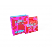 Презервативы с разогревающим эффектом Expert Hot Love - 3 шт. - Expert - купить с доставкой в Жуковском