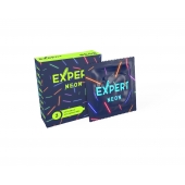 Светящиеся в темноте презервативы Expert Neon - 3 шт. - Expert - купить с доставкой в Жуковском