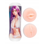 Двусторонний мастурбатор аниме - ротик и вагина - Tokyo Style - в Жуковском купить с доставкой